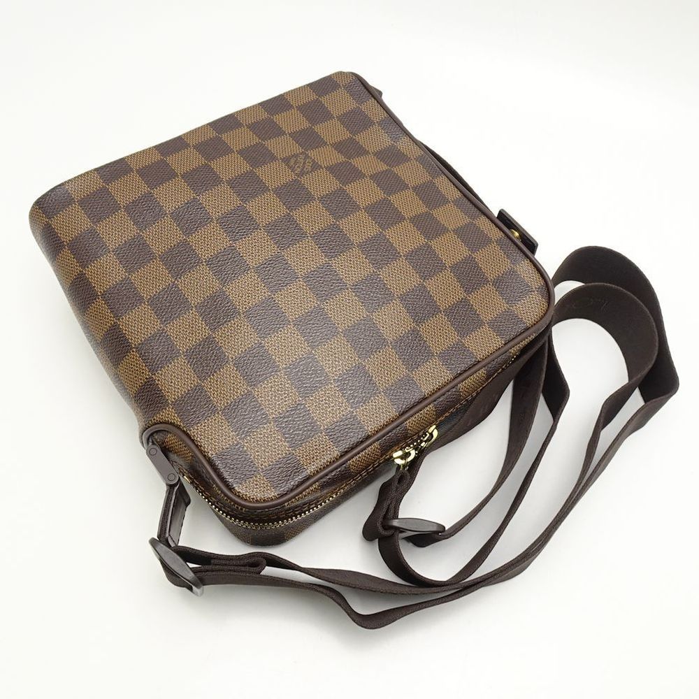 Louis Vuitton Damier Olaf PM Ebene Shoulder Bag Brown - Picture 2 of 8